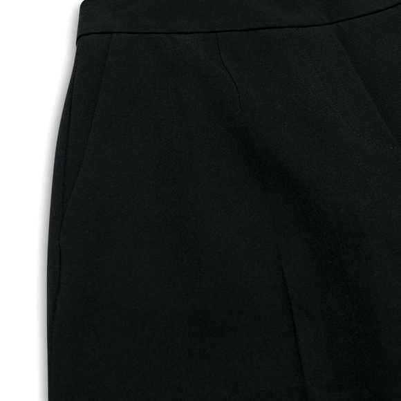 Aritzia Babaton Conan Cropped Pant Black Crepe Trousers Mid Rise Slim Fit 16 NWT - Picture 5 of 15